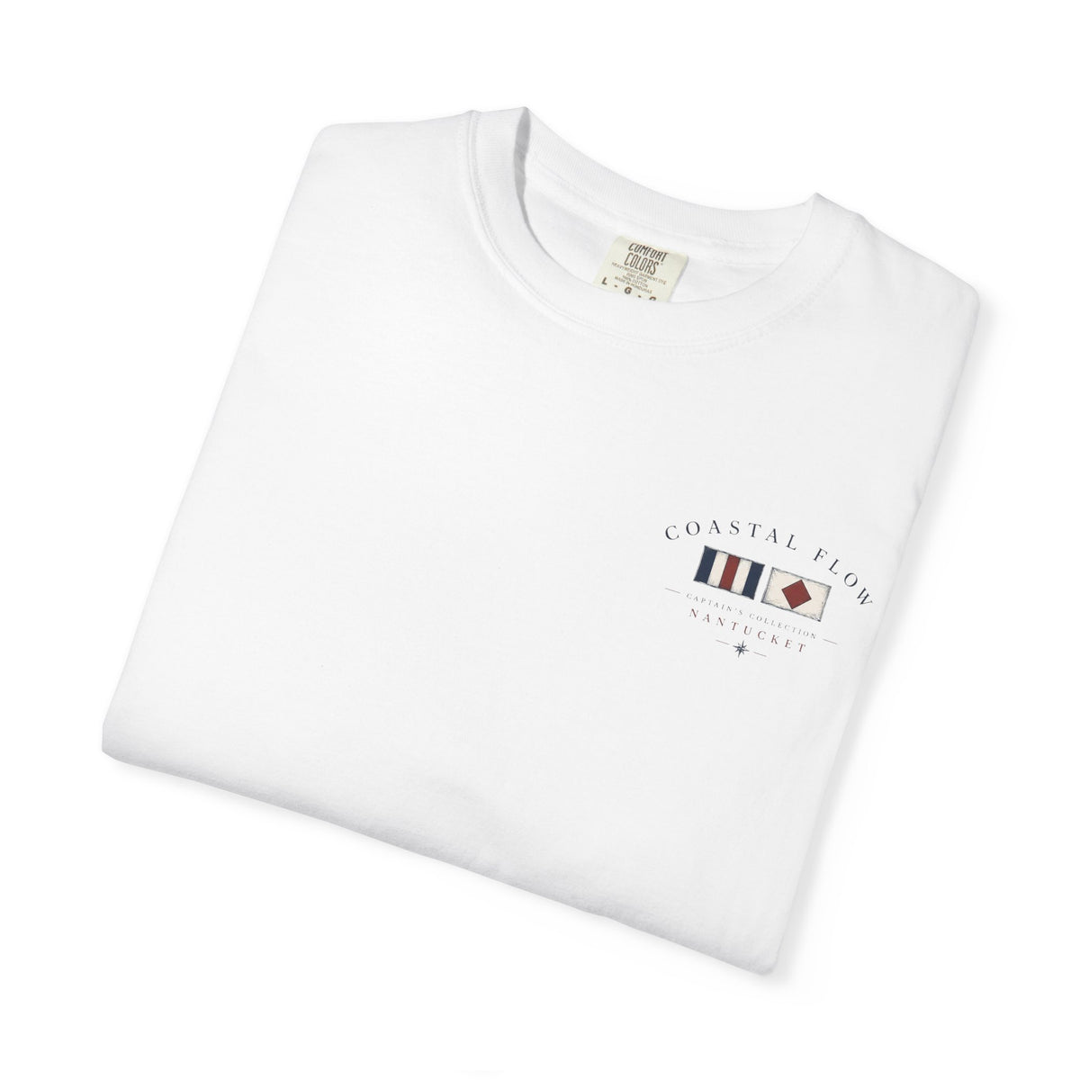 Coastal Flow Sailboat Graphic T-Shirt