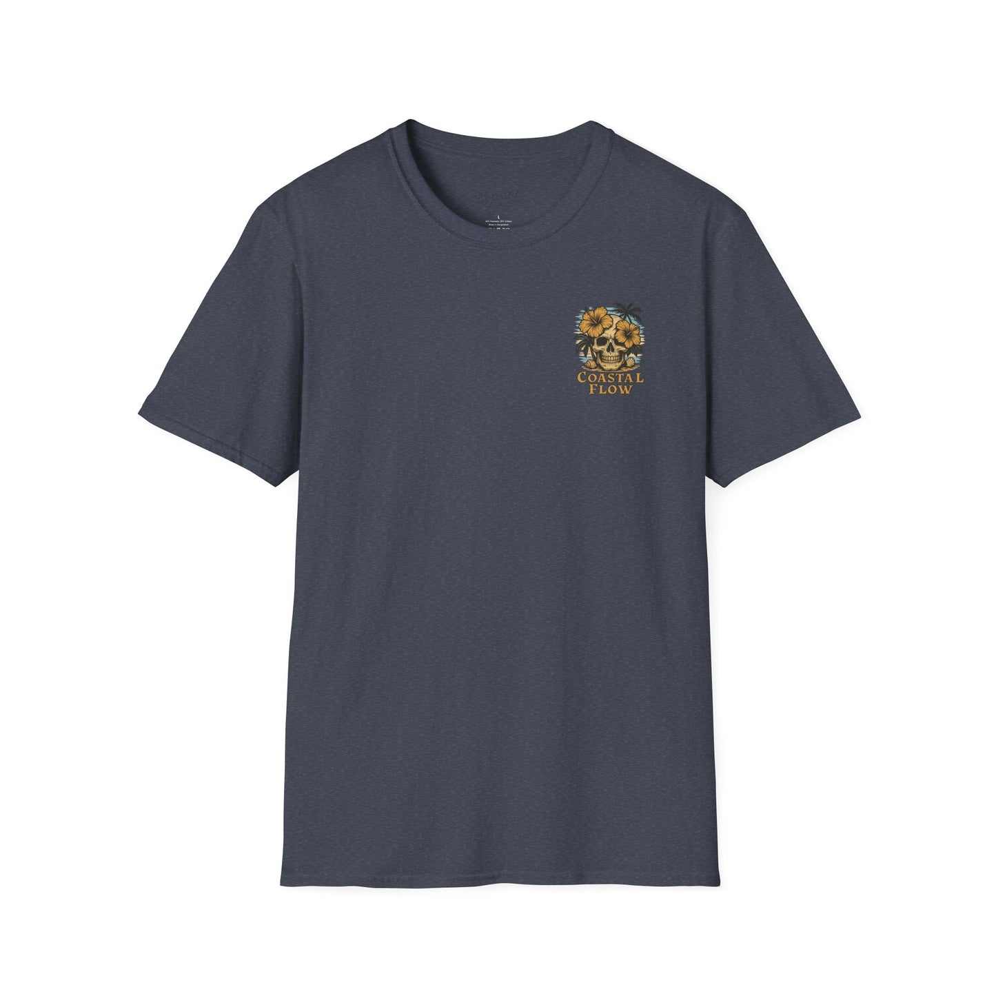 Coastal Flow Colored Skull T-Shirt