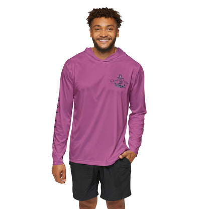 Light Hoodie With Anchor Design (Pink)