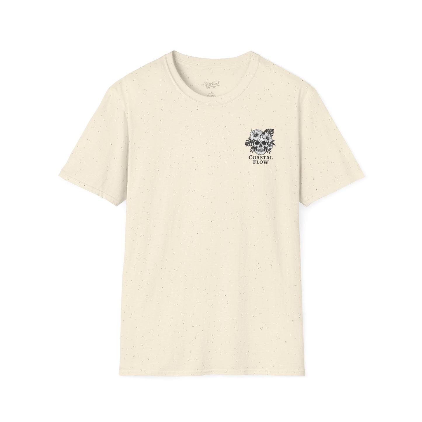 Coastal Flow Black Skull T-Shirt
