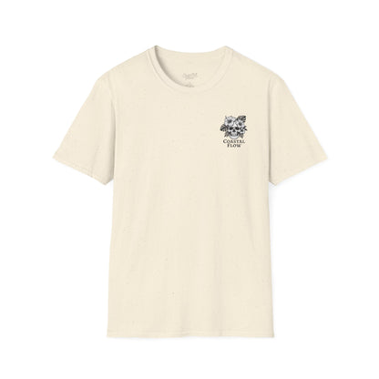 Coastal Flow Black Skull T-Shirt