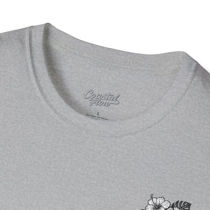 Coastal Flow Black Skull T-Shirt