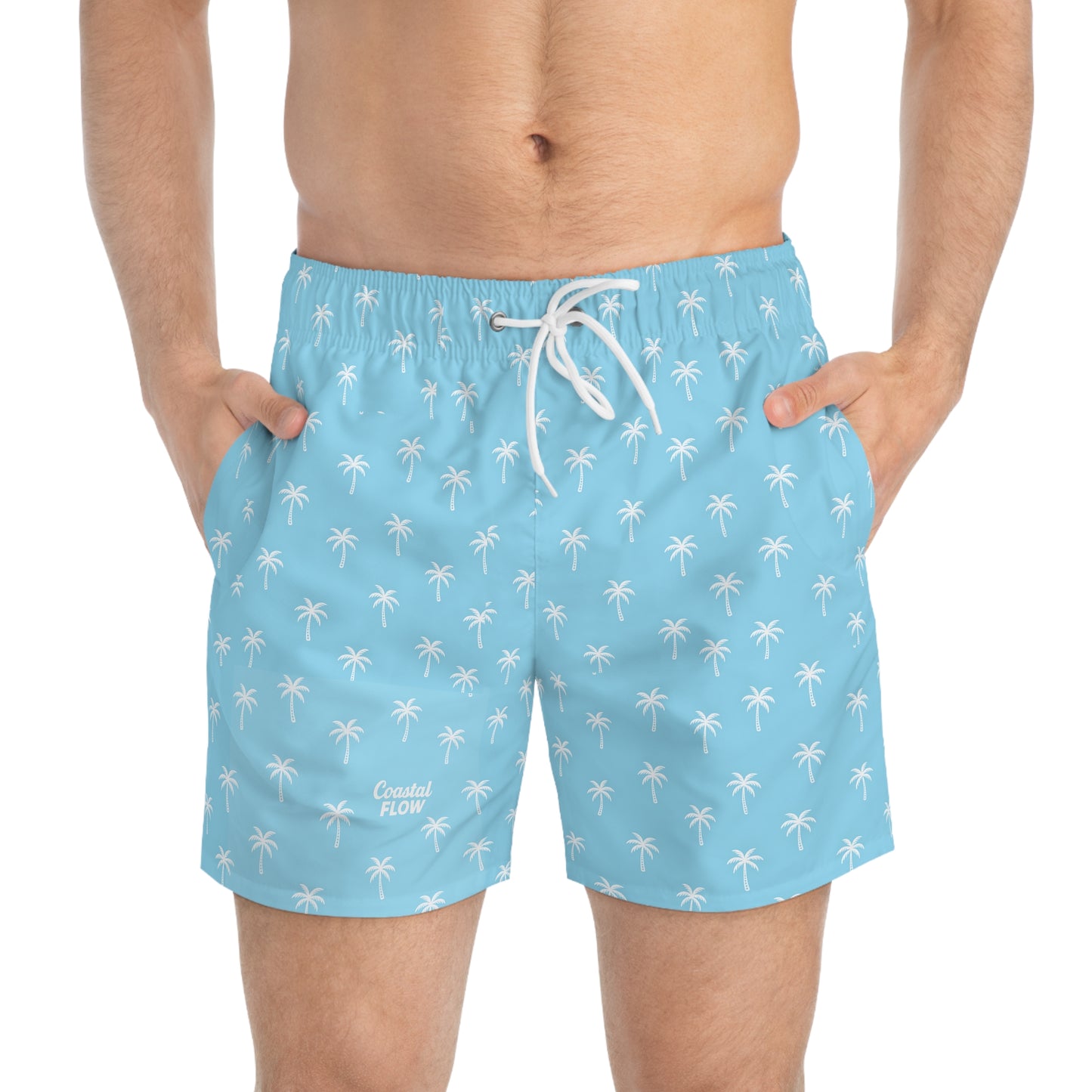Coastal Flow Palm Tree Bathing Suit