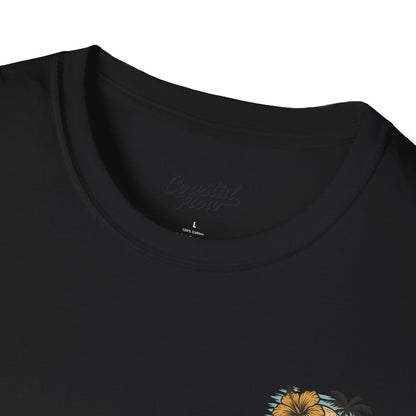 Coastal Flow Colored Skull T-Shirt