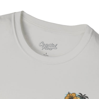 Coastal Flow Colored Skull T-Shirt