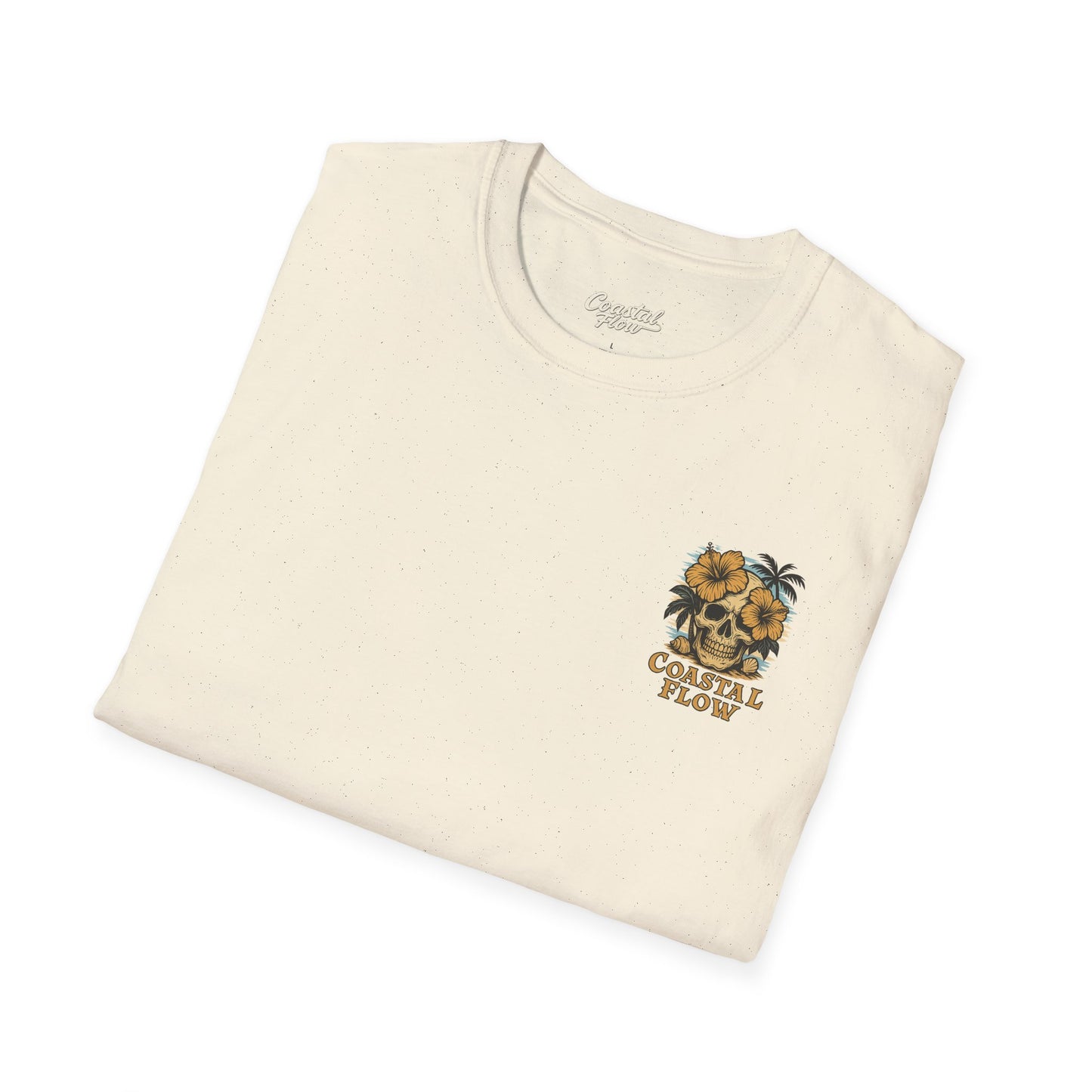 Coastal Flow Colored Skull T-Shirt