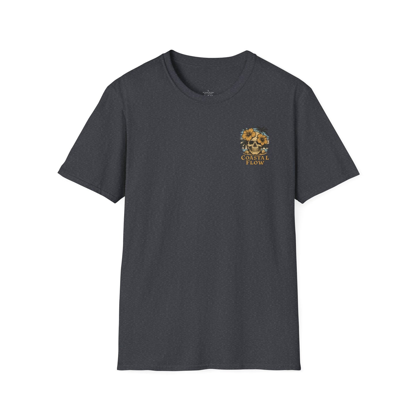 Coastal Flow Colored Skull T-Shirt