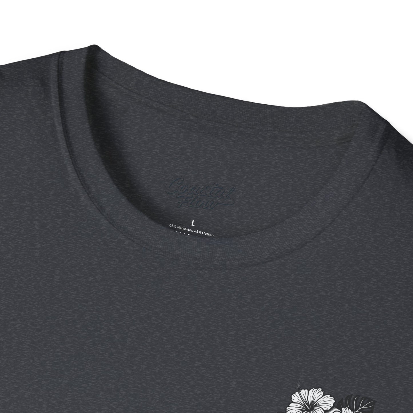Coastal Flow Black Skull T-Shirt