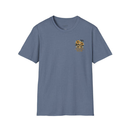 Coastal Flow Colored Skull T-Shirt