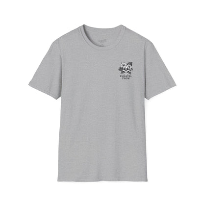 Coastal Flow Black Skull T-Shirt