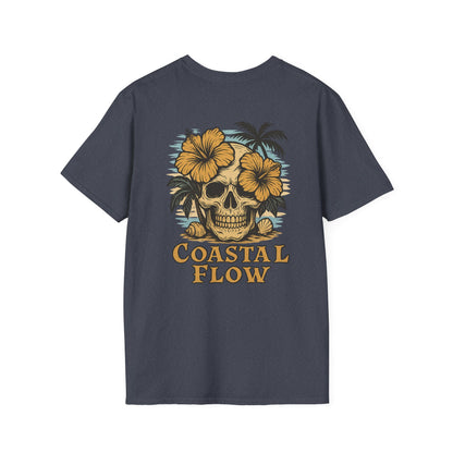 Coastal Flow Colored Skull T-Shirt