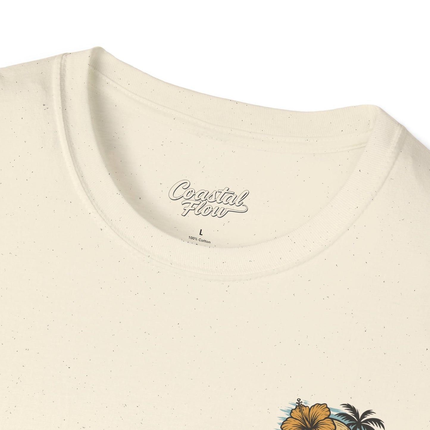 Coastal Flow Colored Skull T-Shirt