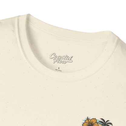 Coastal Flow Colored Skull T-Shirt