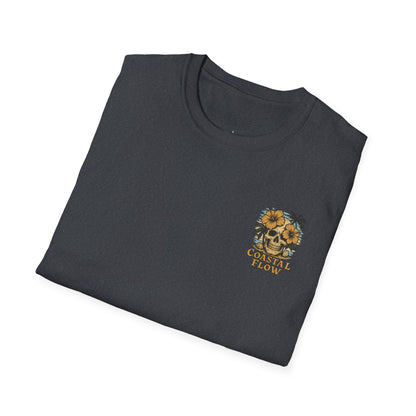 Coastal Flow Colored Skull T-Shirt