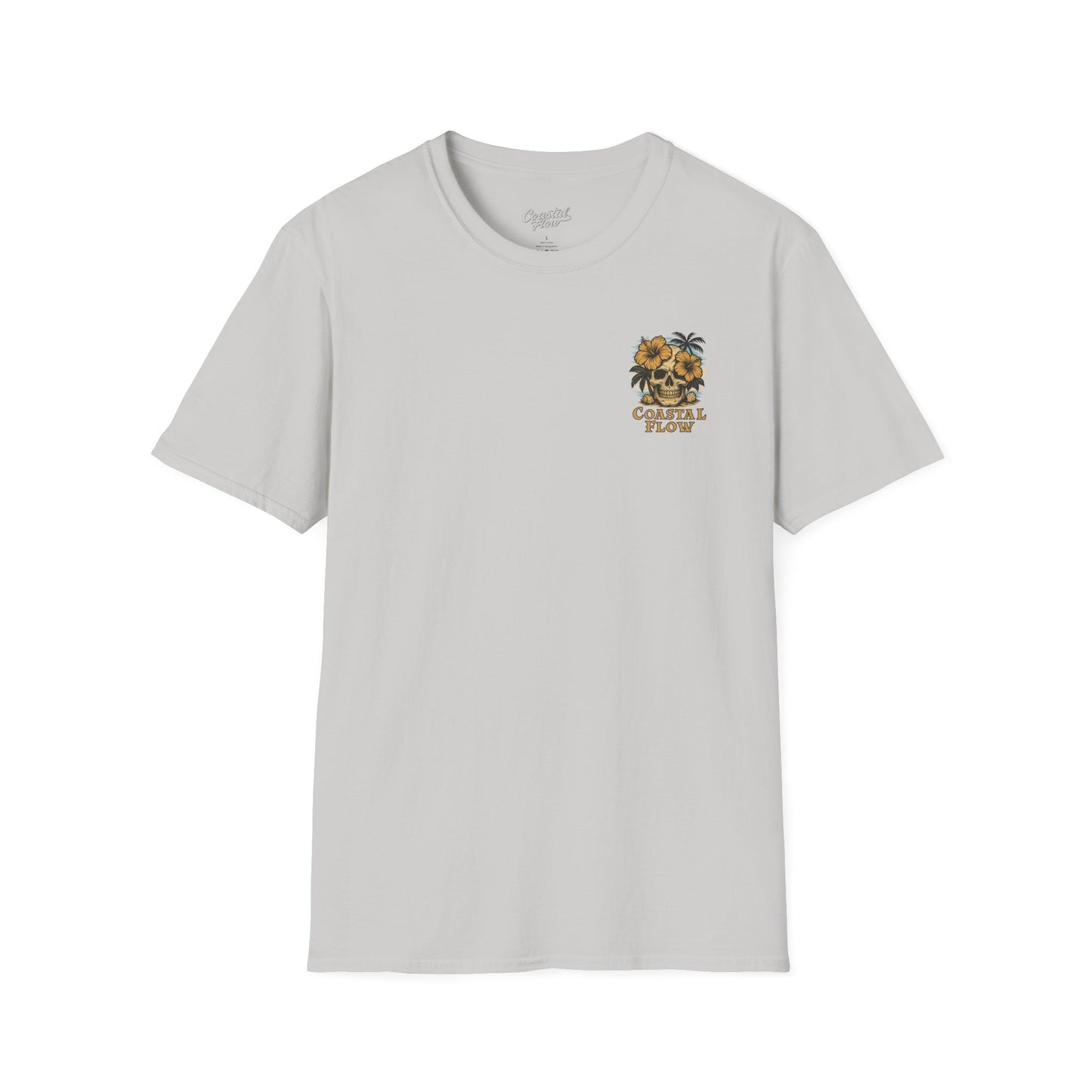Coastal Flow Colored Skull T-Shirt