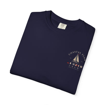 Sailboat Coastal Vibes T-Shirt — 'Coastal Vibe' Graphic Tee