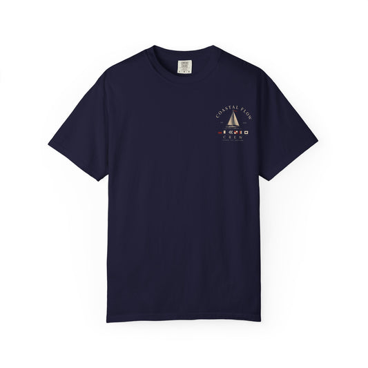 Sailboat Coastal Vibes T-Shirt — 'Coastal Vibe' Graphic Tee