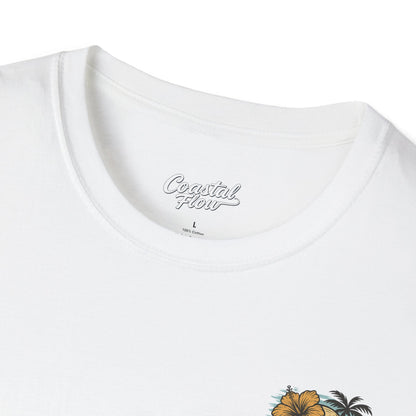 Coastal Flow Colored Skull T-Shirt