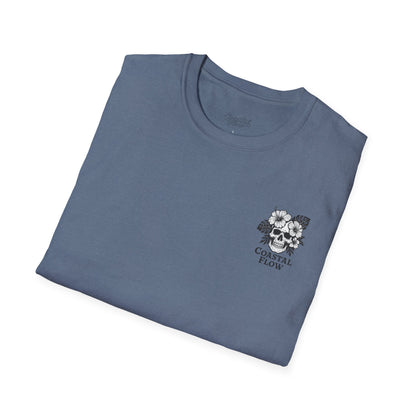 Coastal Flow Black Skull T-Shirt