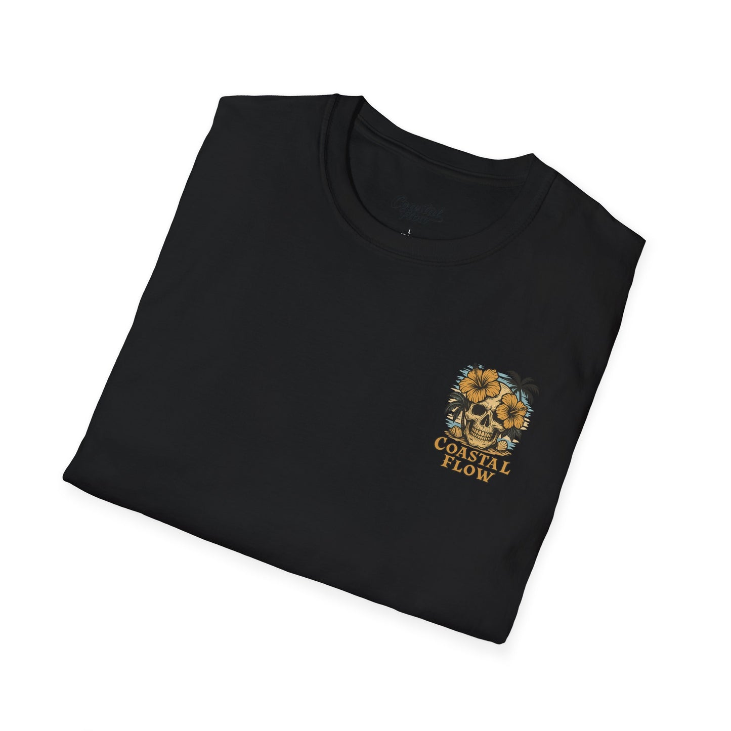 Coastal Flow Colored Skull T-Shirt