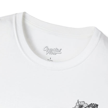 Coastal Flow Black Skull T-Shirt