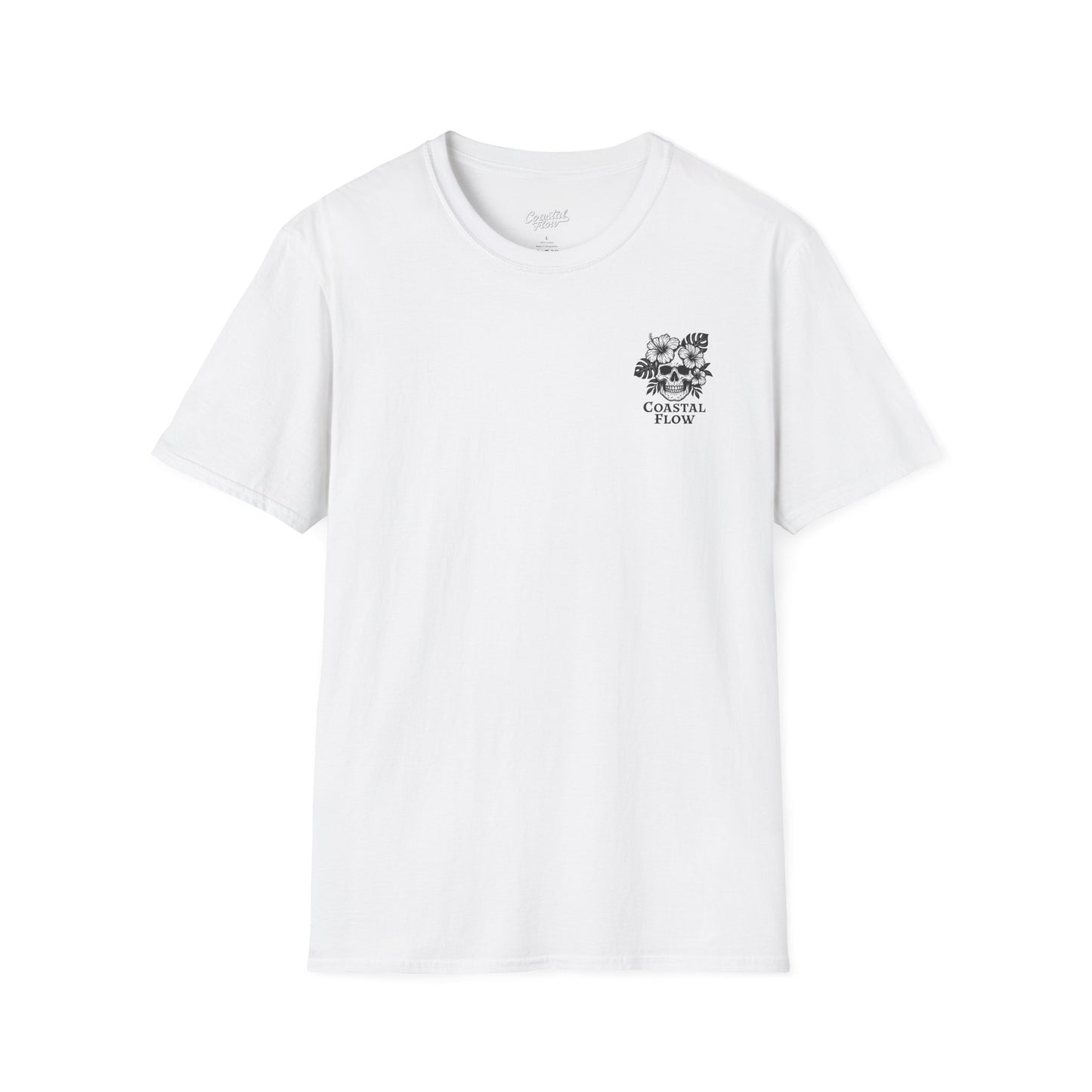 Coastal Flow Black Skull T-Shirt