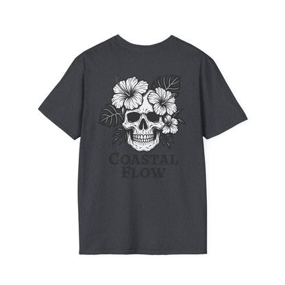 Coastal Flow Black Skull T-Shirt