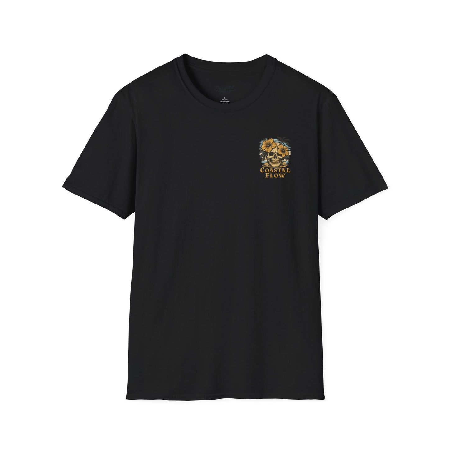 Coastal Flow Colored Skull T-Shirt