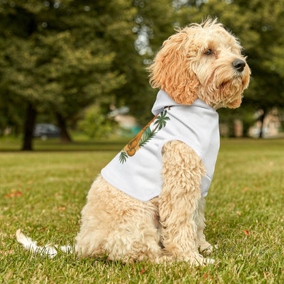 Coastal Flow Pet Hoodie - Tropical Dog Apparel for Beach Lovers