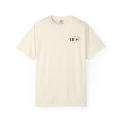 Coastal Flow Nantucket Map T-Shirt