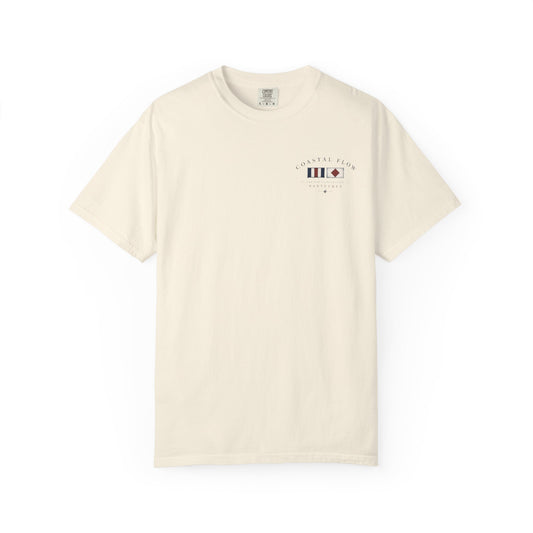 Coastal Flow Nantucket Map T-Shirt