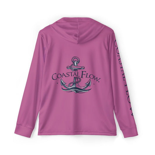 Light Hoodie With Anchor Design (Pink)