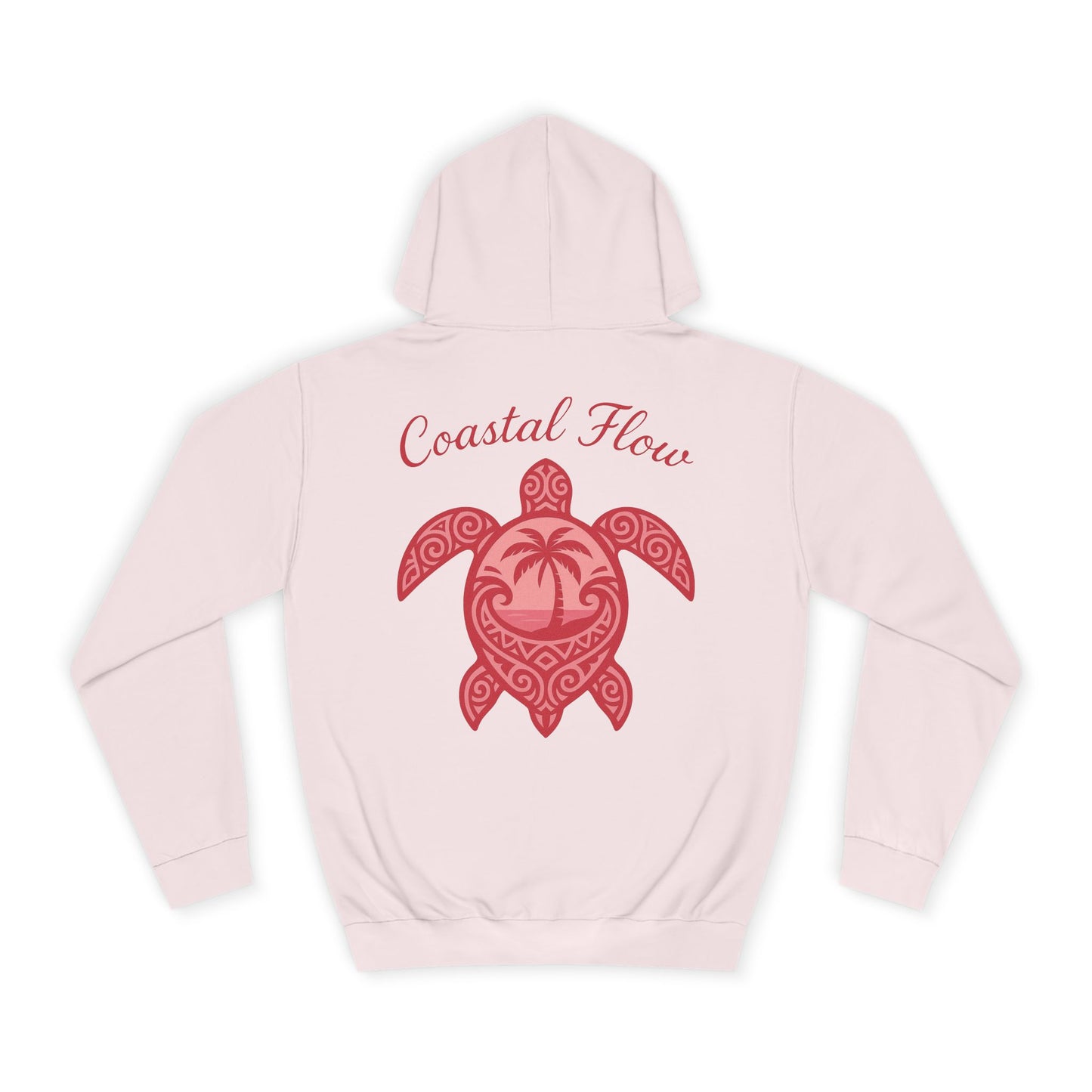 Tropical Pink Sea Turtle Hoodie