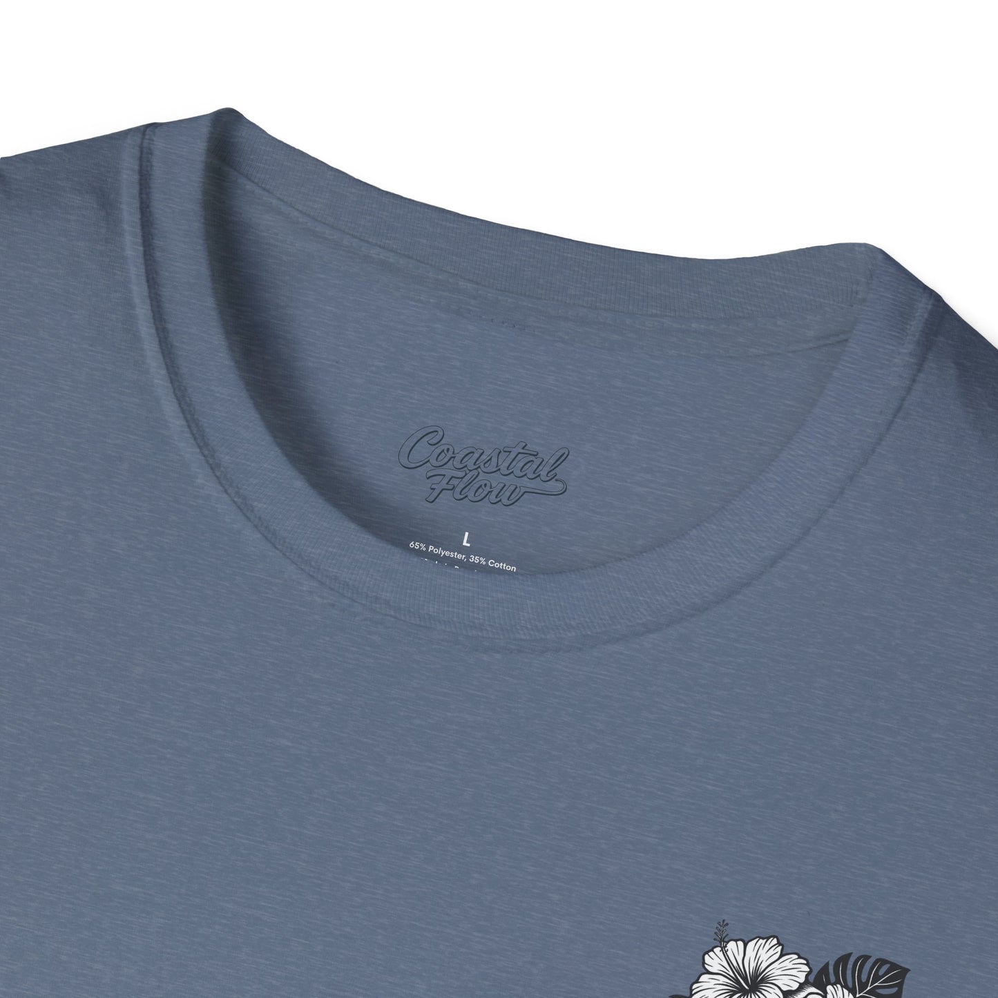 Coastal Flow Black Skull T-Shirt