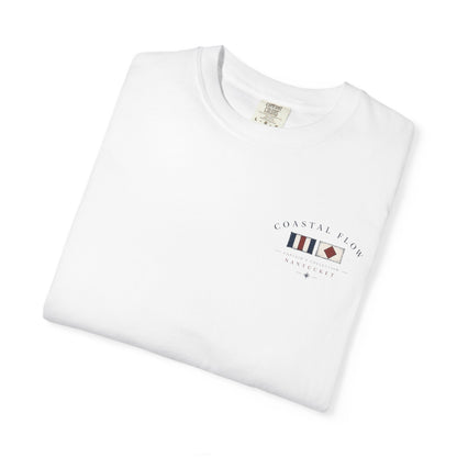 Coastal Flow Nantucket Map T-Shirt