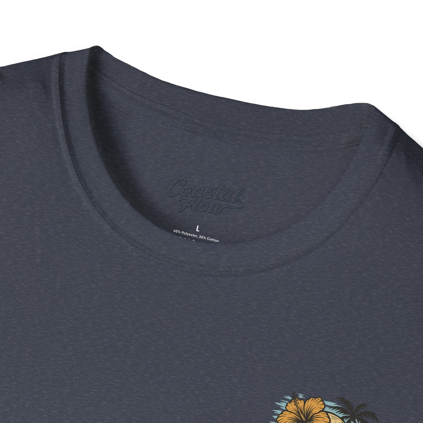Coastal Flow Colored Skull T-Shirt