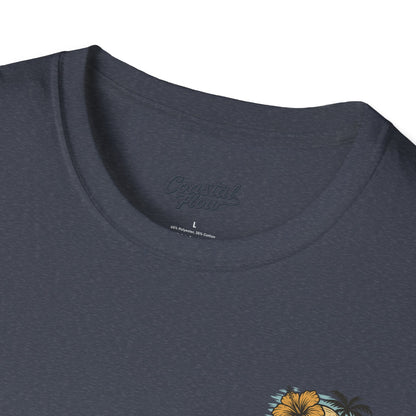 Coastal Flow Colored Skull T-Shirt