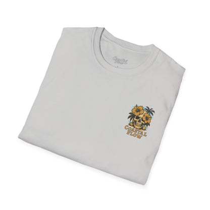 Coastal Flow Colored Skull T-Shirt