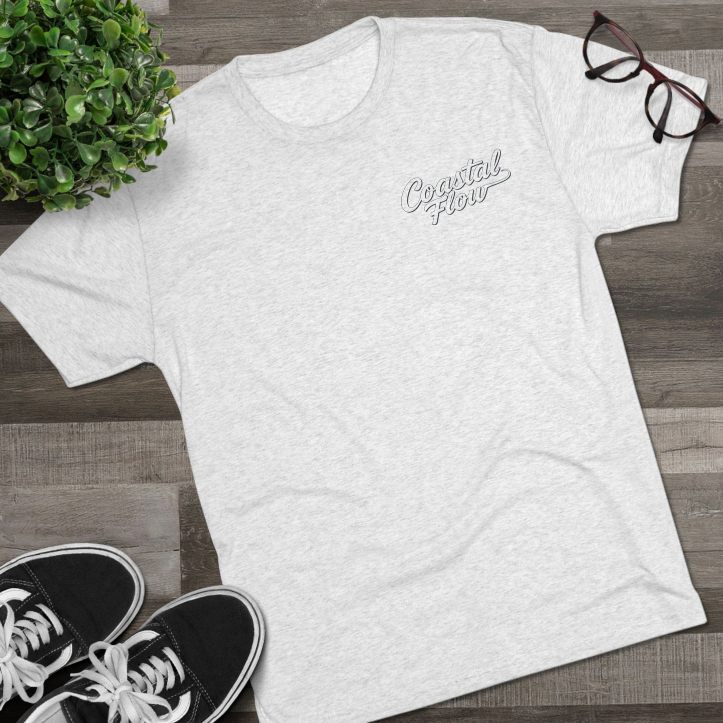 Coastal Flow Tri-Blend Crew Tee