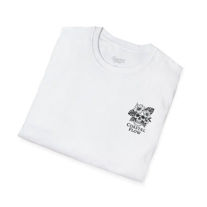Coastal Flow Black Skull T-Shirt