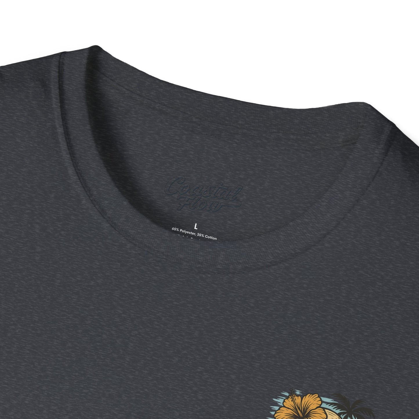 Coastal Flow Colored Skull T-Shirt