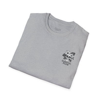 Coastal Flow Black Skull T-Shirt