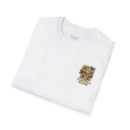 Coastal Flow Colored Skull T-Shirt