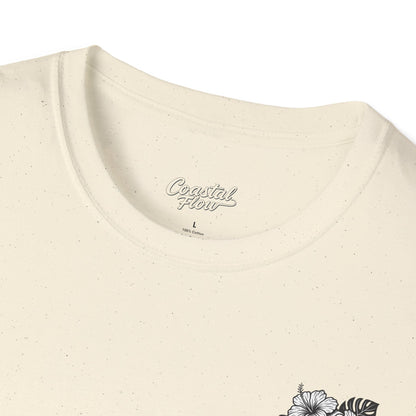 Coastal Flow Black Skull T-Shirt
